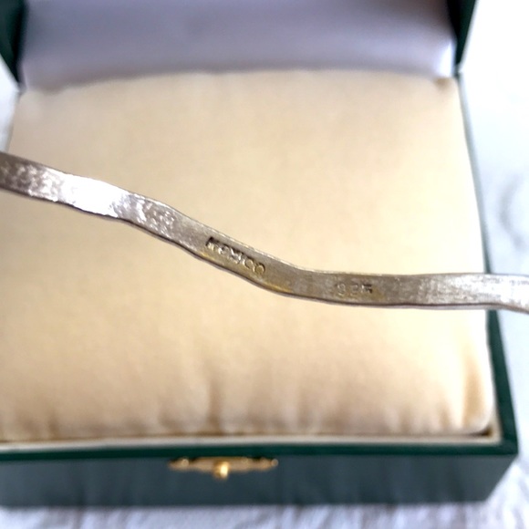 Vintage S 925 bangle bracelet - Picture 2 of 3